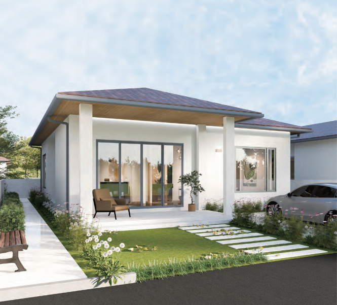 Single-storey modular villa